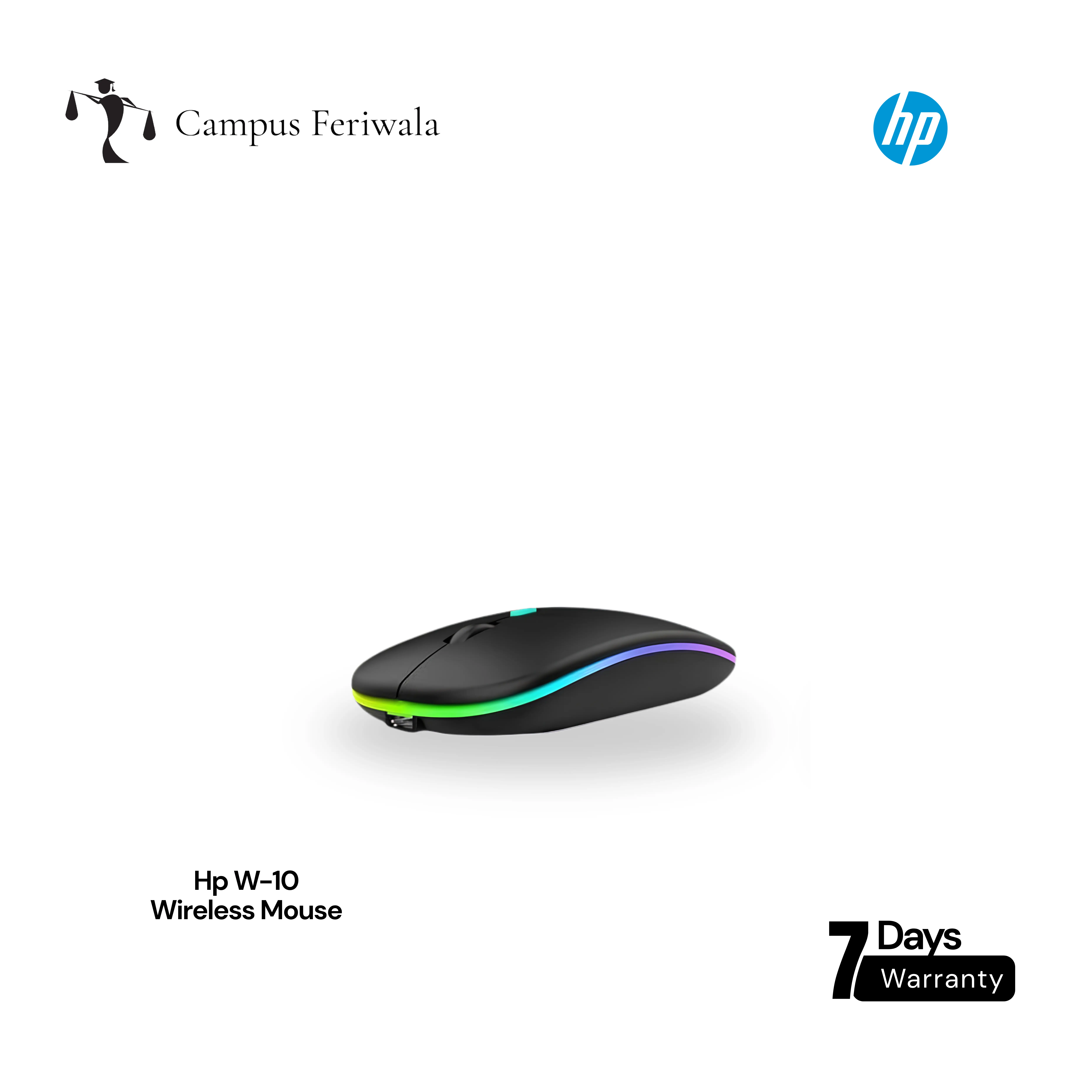 HP W10 Wireless + Bluetooth Mouse view 2